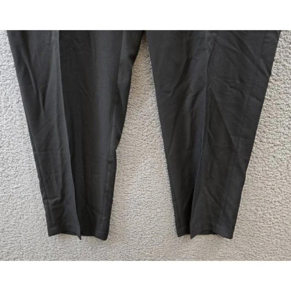 Haggar Smart Wash Classic Fit Suit Separates Pants Men's 44x30 Black Hook & Bar